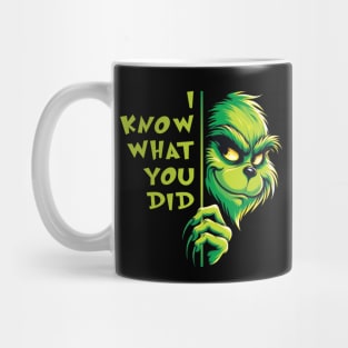 What you did - Grinch Mug
